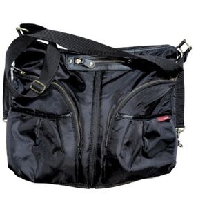 Skip Hop‎ Versa Expandable Diaper Bag Black Baby Newborn Toddler Travel Everyday